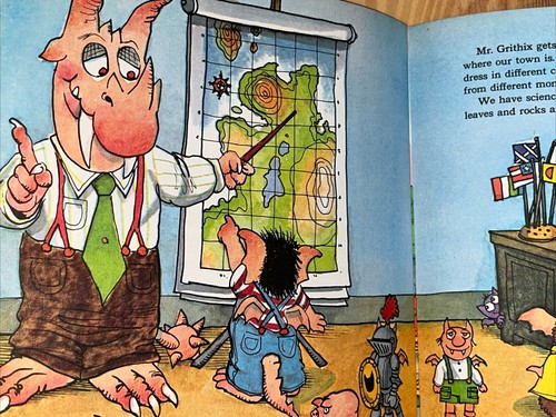 Little Monster At School By Mercer Mayer 1978 Print U.S.A. Children's Book Rare - Picture 15 of 18