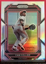 CAM COLLIER 2023 PANINI PRIZM SILVER PRIZM SP RC #94 REDS