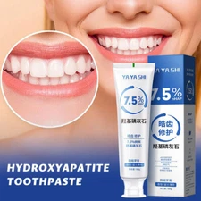 7.5% Hydroxyapatite Toothpaste Remove Yellow Tooth Stains For Sensitive Teeth *