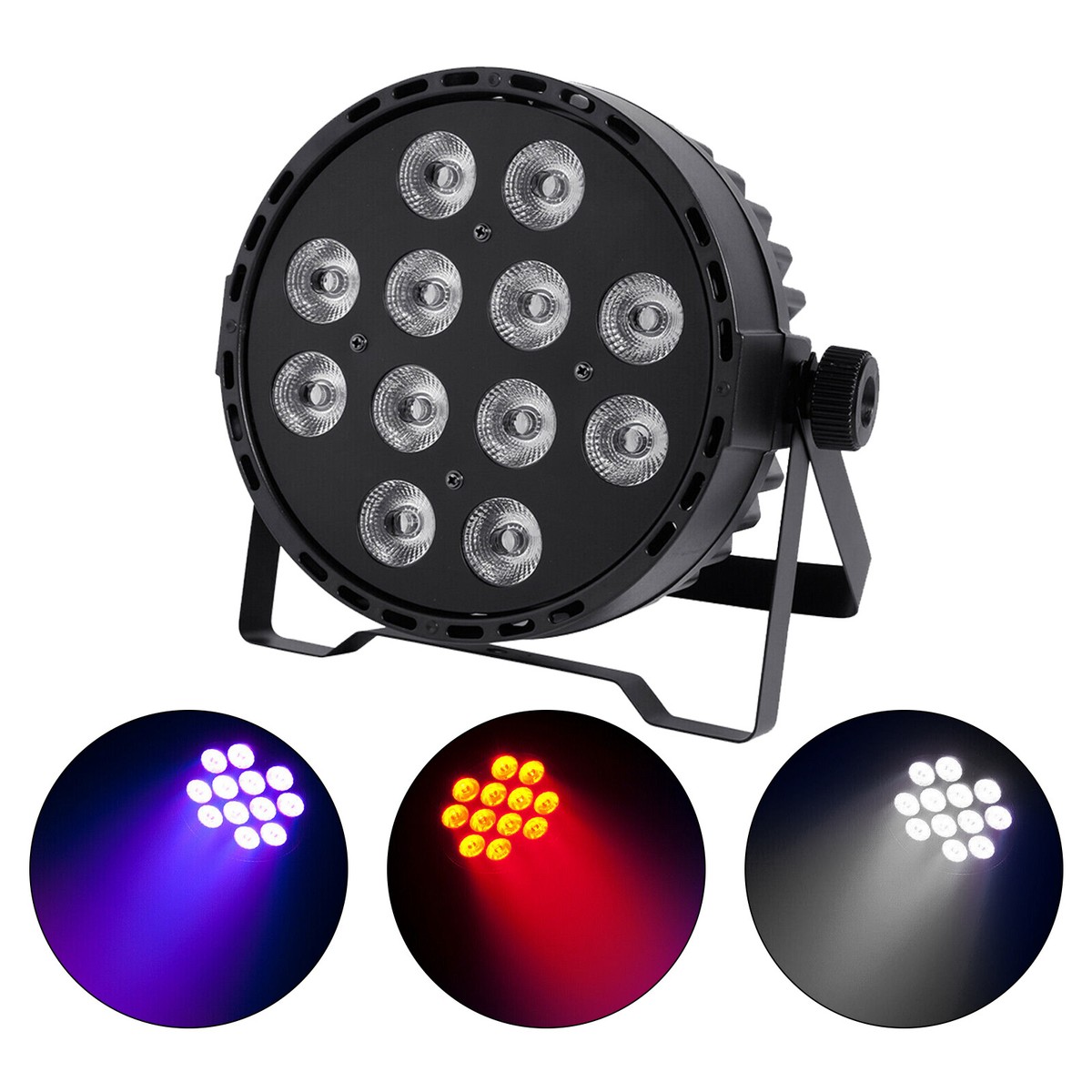 Faro LED RGB 18W Con Sensore Sonoro - Luce Discoteca Colorata Per Feste, 7 Effetti, Con Staffa - Foto 10