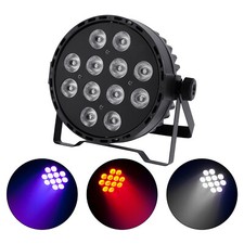 12x10w RGBW LED DJ PAR LIGHT Super Bright Stage Light for DJ Wedding Christmas