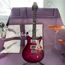 Flamed Maple Top PRS Electric Guitar 6 String HH Pickups Tremolo Bridge in Stock