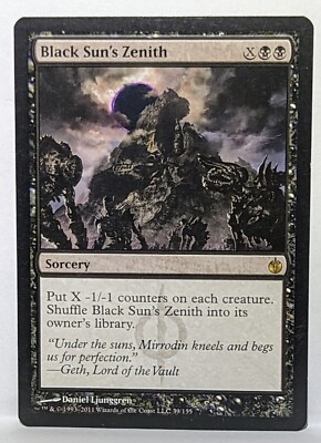 MTG Black Sun's Zenith Mirrodin Besieged 39/155 Rare Magic The