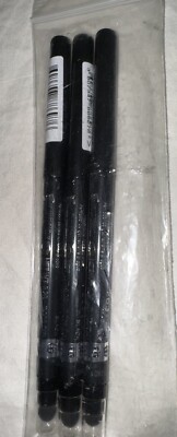 3 Rimmel Exaggerate Waterproof Eye Definer ~ #263 Starlit Black Set