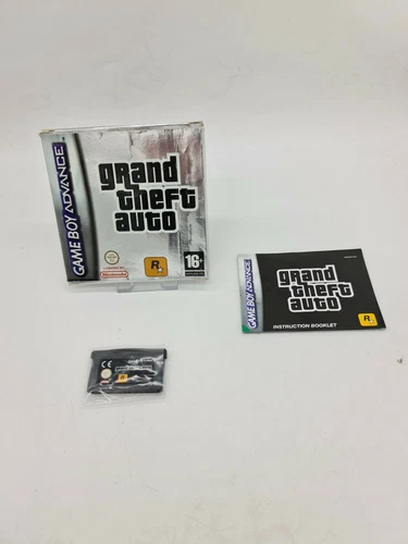 GAME BOY GAMEBOY ADVANCE GBA BOXED BOITE OVP NINTENDO GRAND THEFT AUTO GTA EUR