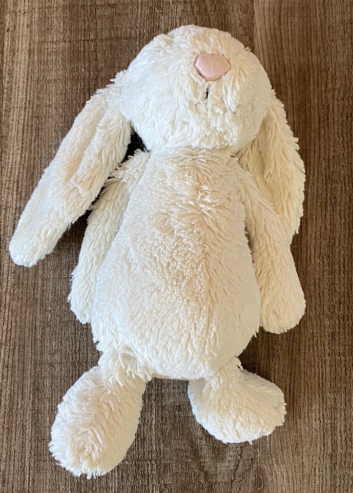 JELLYCAT Bashful Bunny Plush Toy White 12