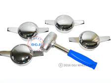 Zenith Smooth Chrome Knock-offs And Usa Made Hammer For Lowrider Wire Wheels M Zenith Smooth Chrome Knock-offs And Usa Made Hammer For Lowrider Wire Wheels M