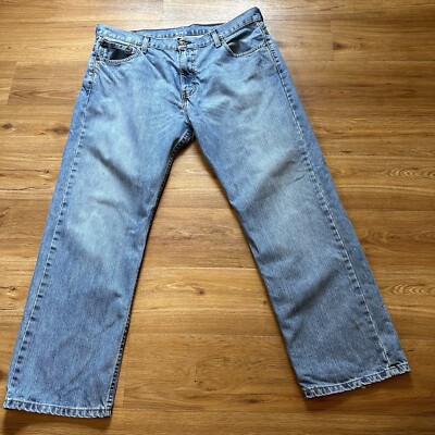 Mens Jeans 36 X 28 Levis 569 Jeans Mens 36 X 28 Blue Denim Medium Wash