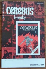 CEREBUS BI-WEEKLY 1, DAVE SIM, AARDVARK VANAHEIM PRESS, DECEMBER 1988, FN