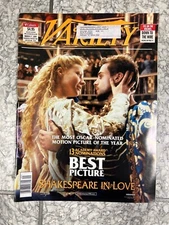 VARIETY 3/1/99-SAVING PRIVATE RYAN 2 COLOR PAGE AD-OSCAR PREVIEW ISSUE SALE