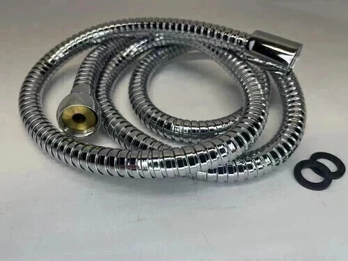 Manguera de ducha de mano de repuesto flexible de acero inoxidable de 60 pulgadas para autocaravana o hogar 5 pies Foto 3 de 4