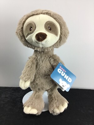 Gund,Faultier,Plüschtier,Plüschfigur,klein,grau/beige,Schlenker