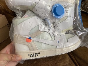 NIKE AIR JORDAN 1 RETRO HIGH X OFF WHITE THE TEN 10 US 9 UK 8 EU 42.5  Limited | eBay
