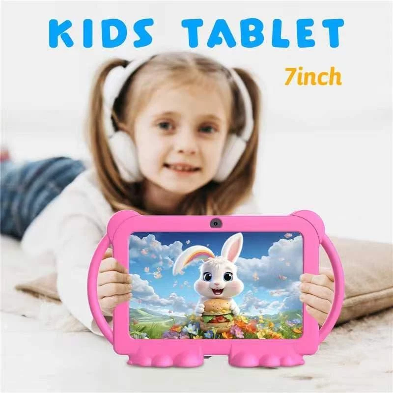 Tableta infantil de 7 pulgadas para niñas, tabletas Android 12 para niños - Image 2 of 4