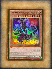 Yugioh Ultimate Conductor Tyranno MGED-EN014 Gold Rare 1st Ed NM