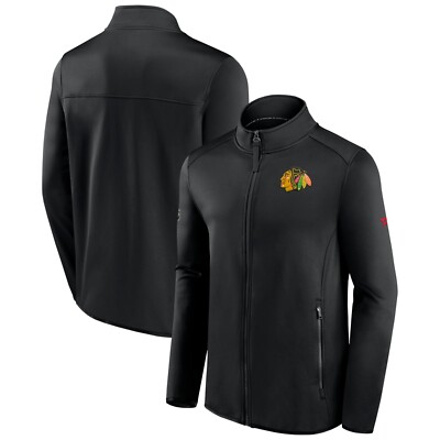 NHL Chicago Blackhawks Rinkside Fleece Jacke Authentic Pro Performance Jacket
