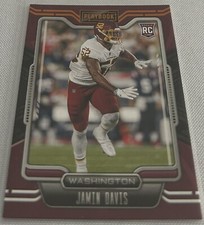2021 Panini Playbook Football Jamin Davis Washington Commanders Orange Rookie