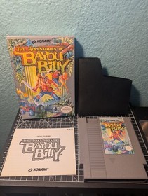 NES Adventures of Bayou Billy CIB Complete in Box w/Inserts (Nintendo NES, 1989)