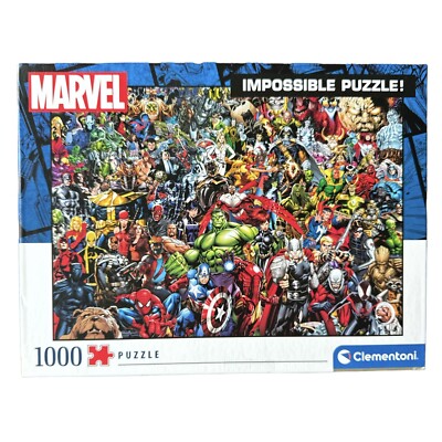 Clementoni Marvel Impossible 1000 Teilig Puzzle (39411) B Ware
