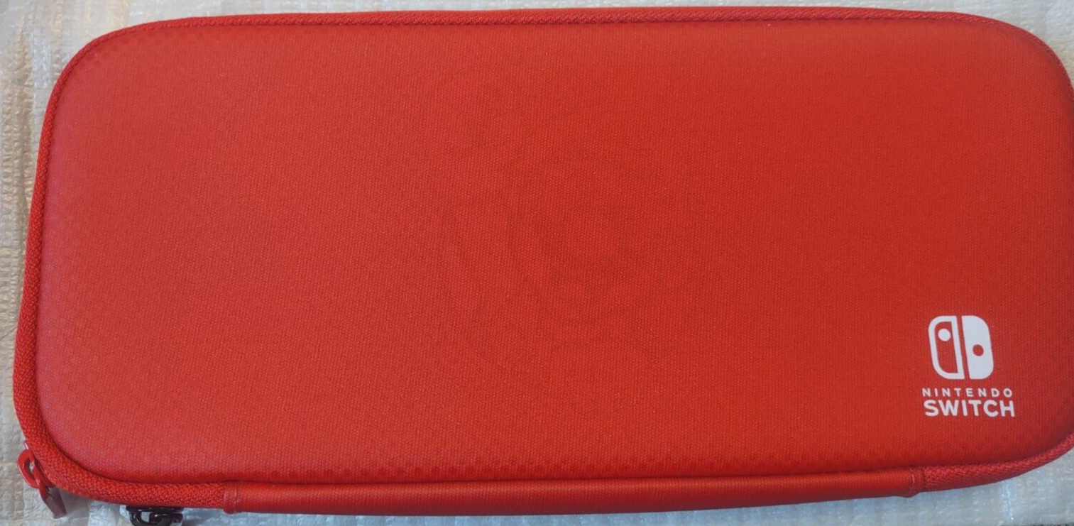 Limited edition red and black Mario Nintendo switch case, New!!-image