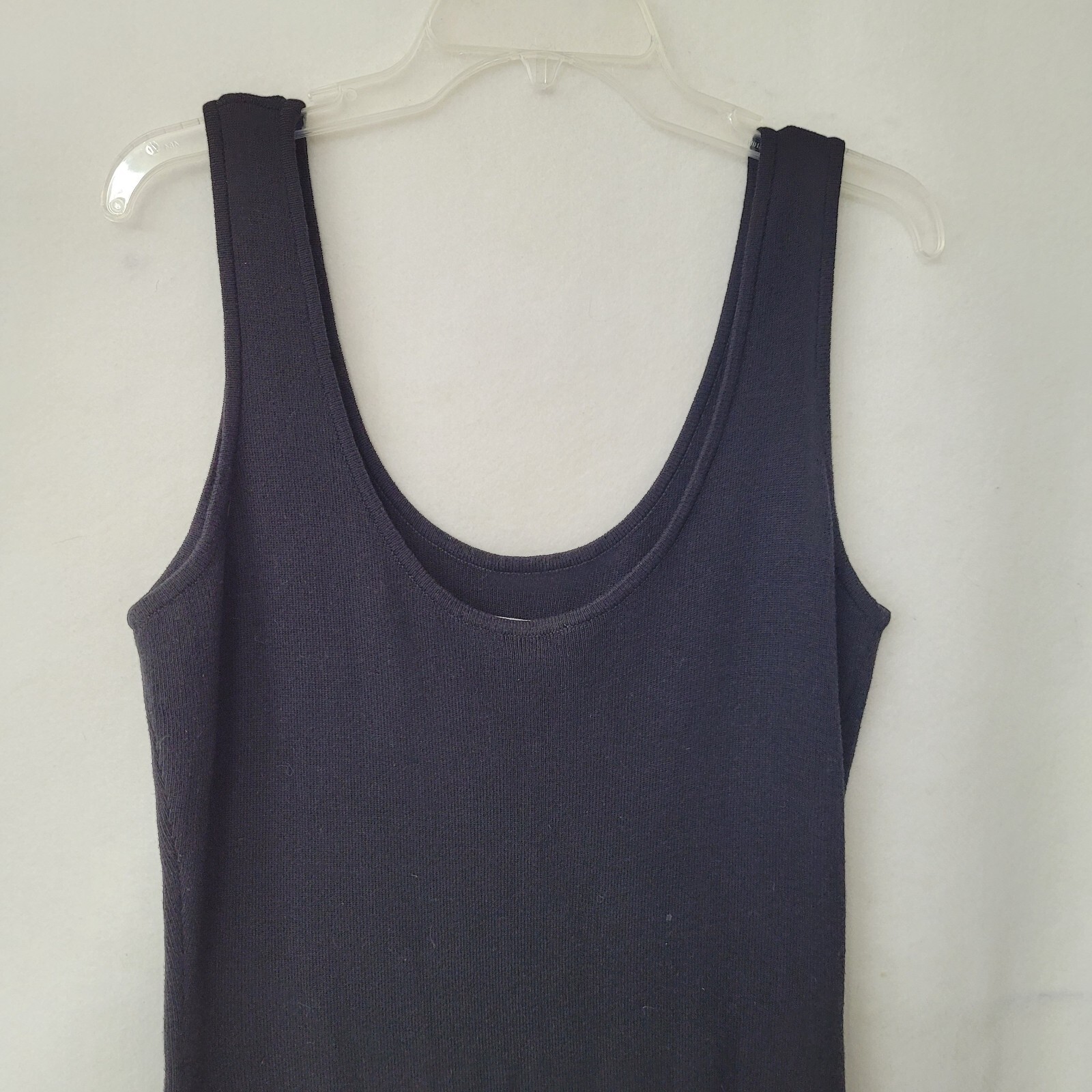 Worth Tank Sweater Dress Womens S Black Midi Minimalist Classic Capsule