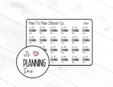 2093~~It's Planning Time Planner Stickers.