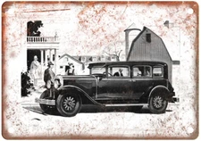 Vintage 1929 Buick Auto Ad Reproduction Metal Sign A10823