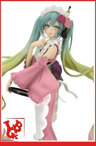 HATSUNE MIKU Vocaloid Statue Exceed Creative Matcha Green Parfait Figure # NEUF - Picture 4 of 9