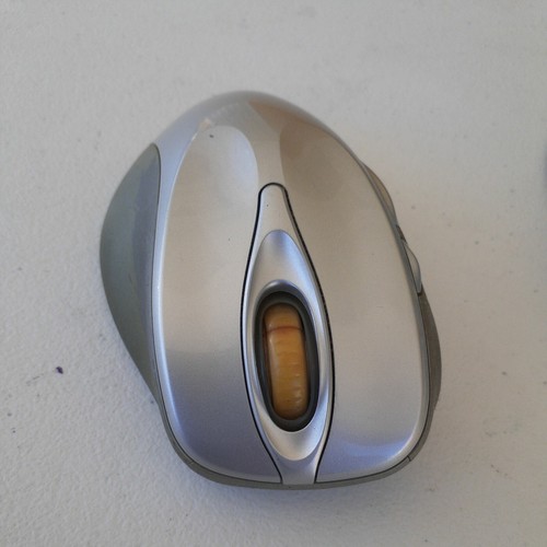 Microsoft gray Wireless Laser Mouse 6000 & Receiver M1028 PC Computer Desktop - Picture 6 of 8