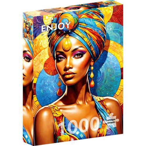 Enjoy Puzzle NJP2139 Puzzle 1000 pezzi - African Beauty