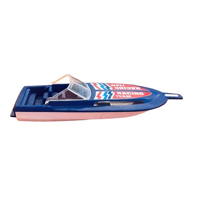 Ocean Toy Ski Boat Antique Toy Bandai B619 Tin Ocean Speed ​​Boat