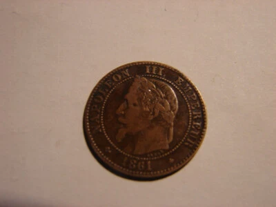 NAPOLEON III. DEUX. CENTIMES 1861.A. PARIS. - Photo 1/2