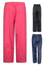 CHILDRENS WATERPROOF OVER TROUSERS 2-13yrs CHILDS KIDS BOYS GIRLS RAINWEAR RAIN