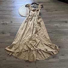 SHOW ME YOUR MUMU Samantha Ruffle Wrap Dress Retail $198 