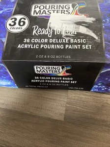 28Colors Ready to Pour Acrylic Pouring Paint Set Gloss Pouring Medium READ/t