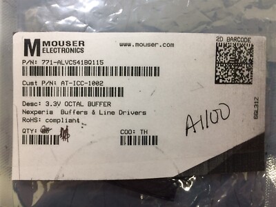 74ALVC541BQ115 NXP IC BUF NON-INVERT 3.6V 20DHVQFN SMD ROHS 13 PIECES