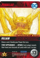 PARALLAX DC Comics Deck Building Game card CRISIS 1