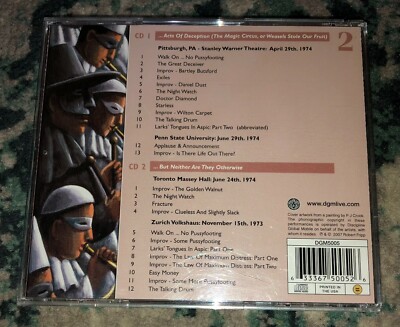 King Crimson The Great Deceiver Part Two 2 CD Live 1973 1974