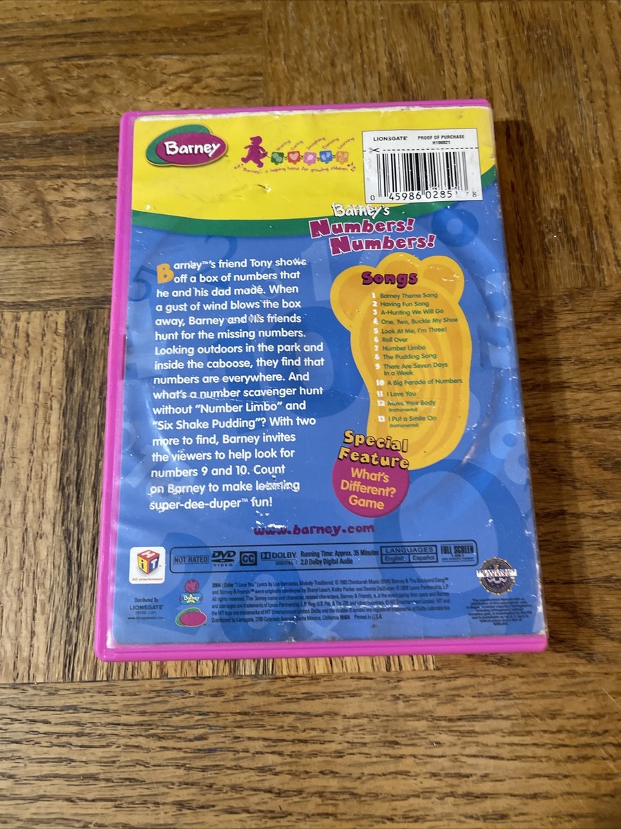 その他 Numbers Numbers [DVD] Barney - Numbers! Numbers! - DVD | eBay