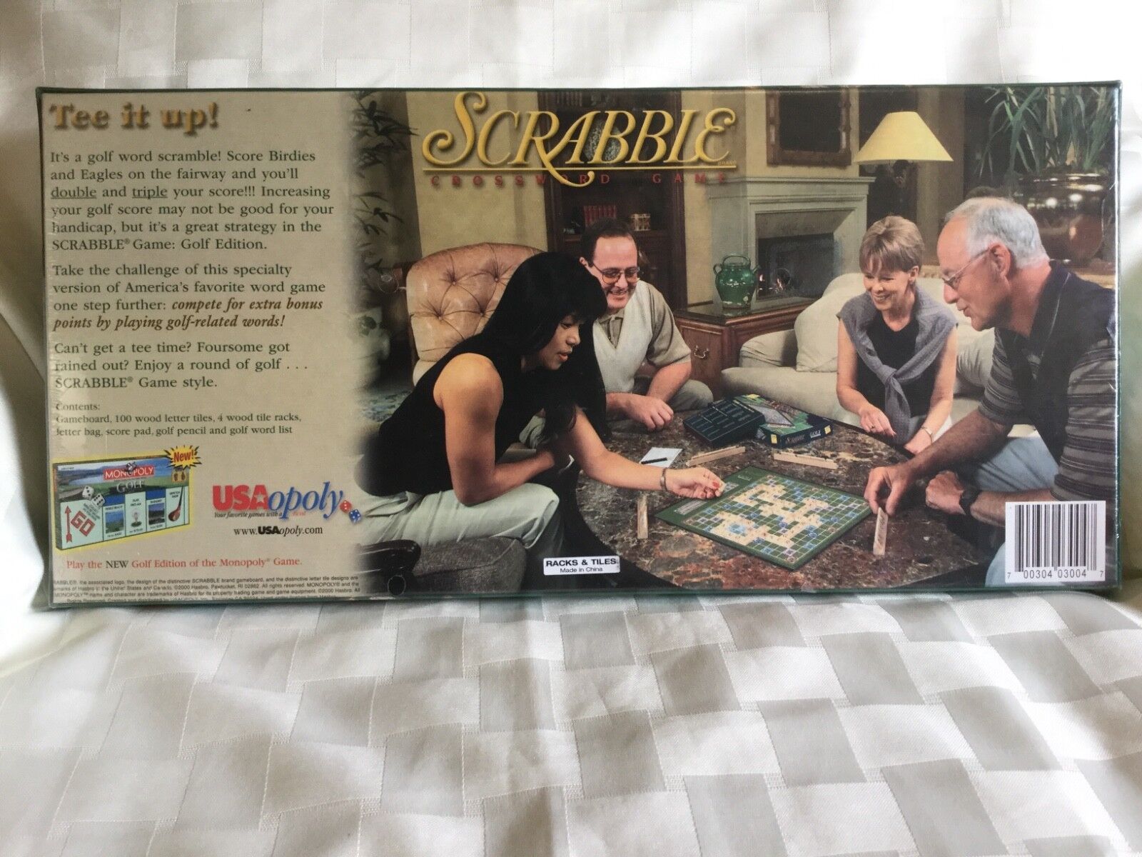 Scrabble Golf Edition Board Game New Sealed Box Word Play