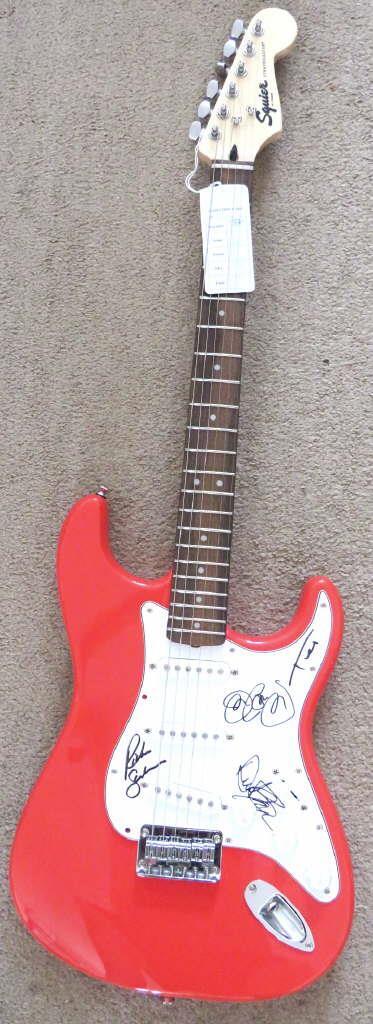 ギター Vintage Fender Richie Sambora/Bon Jovi BON JOVI Signed Fender Guitar JBJ, Richie Sambora, Tico Torres