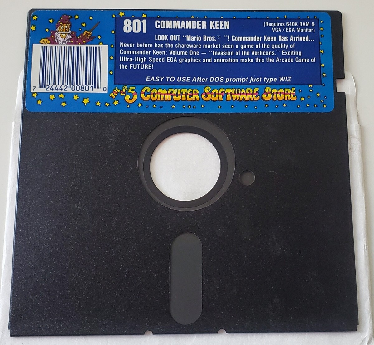 RARE MS-DOS game Commander Keen Vol 1 Invasion of the Vocticons