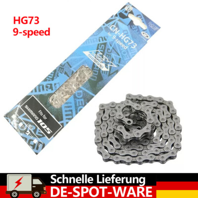 Fahrradkette Für SHIMANO 9 Fach 116 Glieder Fahrradkette Mountainbike Kette HG73