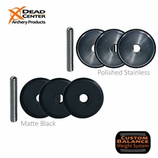 Dead Center Archery Products Stainless 1 oz. Weight Set 3 per pk.