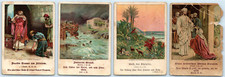 LOT 1906-08 German Bible Verse Cards Harris Jones & Co Providence Lithograph R I