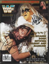 TC346  Goldust  Mankind  Signed Wrestling Magazine w/COA ***BONUS***