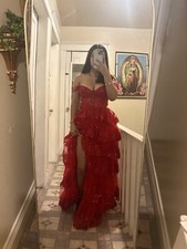 Sherri Hill Dupe Red Prom Dress/ Formal Dress size 2, Worn once 5 hours max