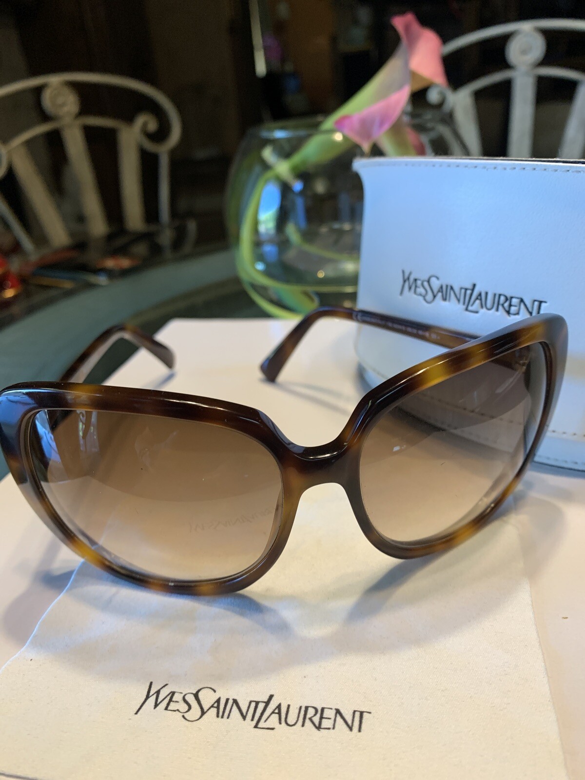 Occhiali da sole YVES SAINT LAURENT YSL 6234S autentici in perfette condizioni con custodia Italia 60 15 125#15