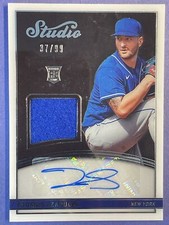 2022 Panini Chronicles Thomas Szapucki Studio Black PAtch Auto /25 Mets