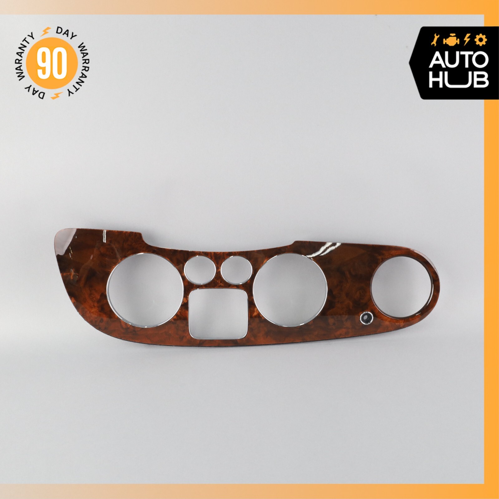 03-13 Bentley Continental GT GTC Dash Panel Speedometer Bezel Trim Wood OEM 81k